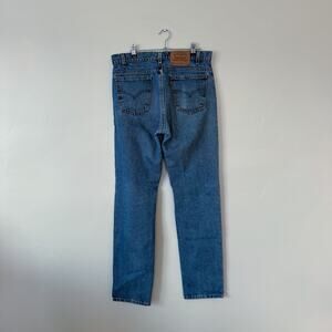Levi’s 505 orange tabs denim blue straight leg jeans sz 33